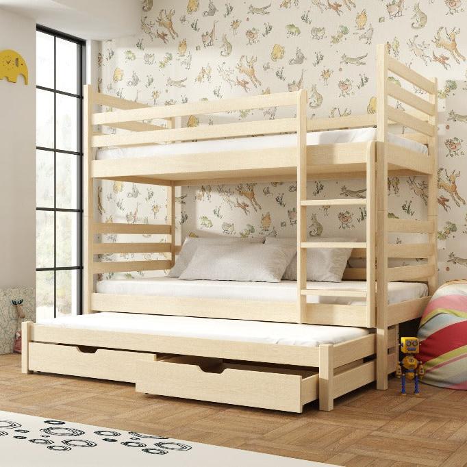 Shrewsbury Tomi Bunk Bed with Trundle and Storage