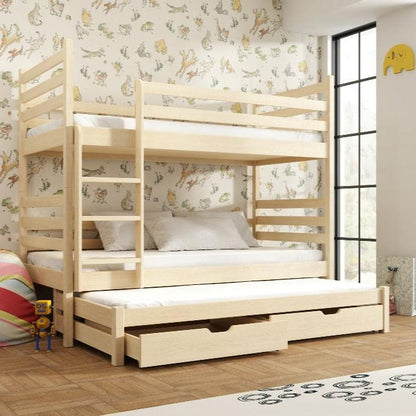 Shrewsbury Tomi Bunk Bed with Trundle and Storage