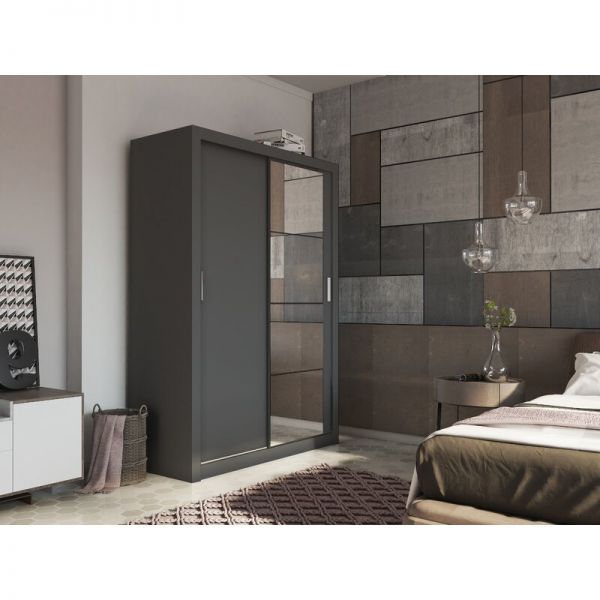 Tourville 2 Door Sliding Wardrobe 150cm - 3 Colours