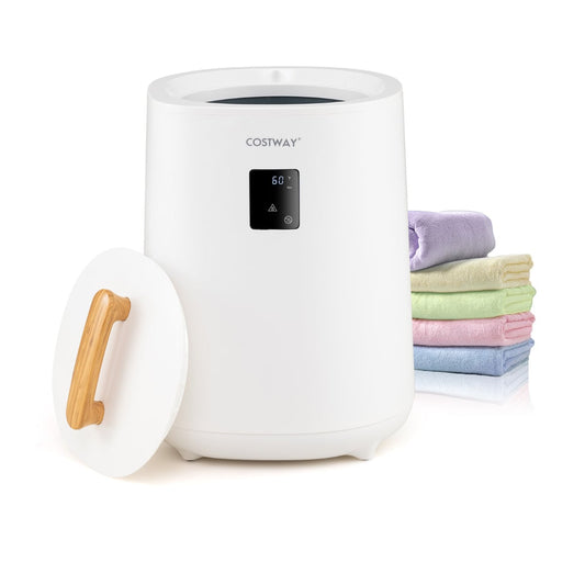 Towel Warmer for Bathroom 18 L Large Portable Hot Towel Bucket-White
