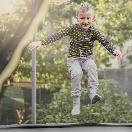 8/10/12FT Replacement Trampoline Safety Net with Protection Buckles-12FT