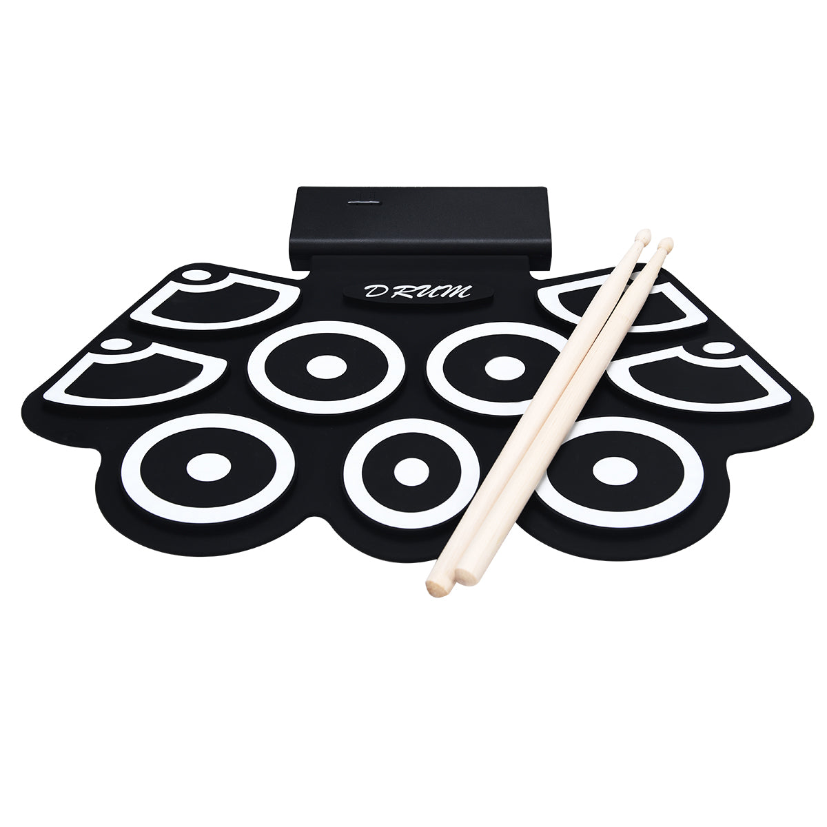 Roll-Up Electronic Drum With Lithium Battery and Bluetooth