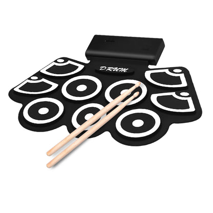 Roll-Up Electronic Drum With Lithium Battery and Bluetooth