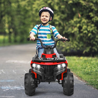 All Terrain Electric Quad Bike for Kids with MP3 and USB-Red