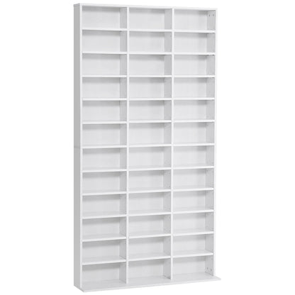 HOMCOM 33 Adjustable Compartment Storage Unit - White