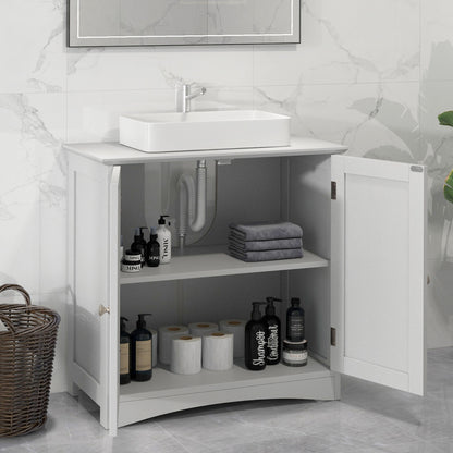 Under Sink Cabinet Freestanding Bathroom Vanity Cabinet-White