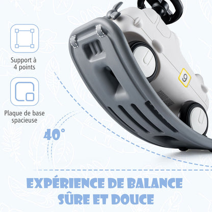 3-in-1 Rocking Horse and Sliding Car with Detachable Balance Board