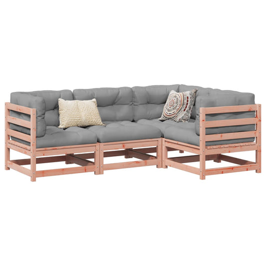 vidaXL 4 Piece Garden Sofa Set Solid Wood Douglas Fir 1