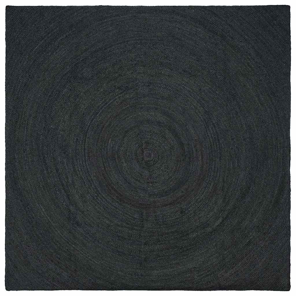 vidaXL Area Rugs Dark Grey 300 x 300 cm Jute 1