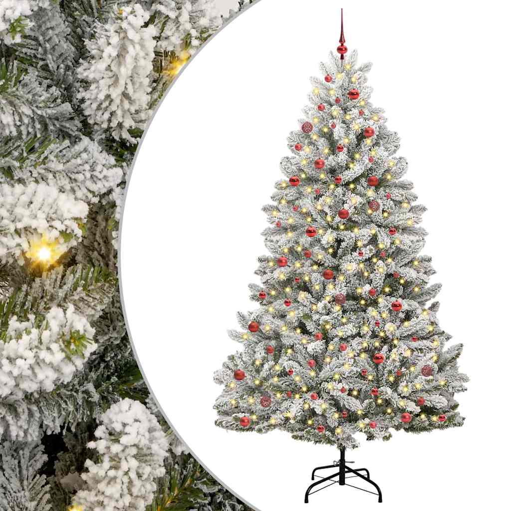 vidaXL Artificial Christmas Tree 270 cm 300 LEDs Warm White 1