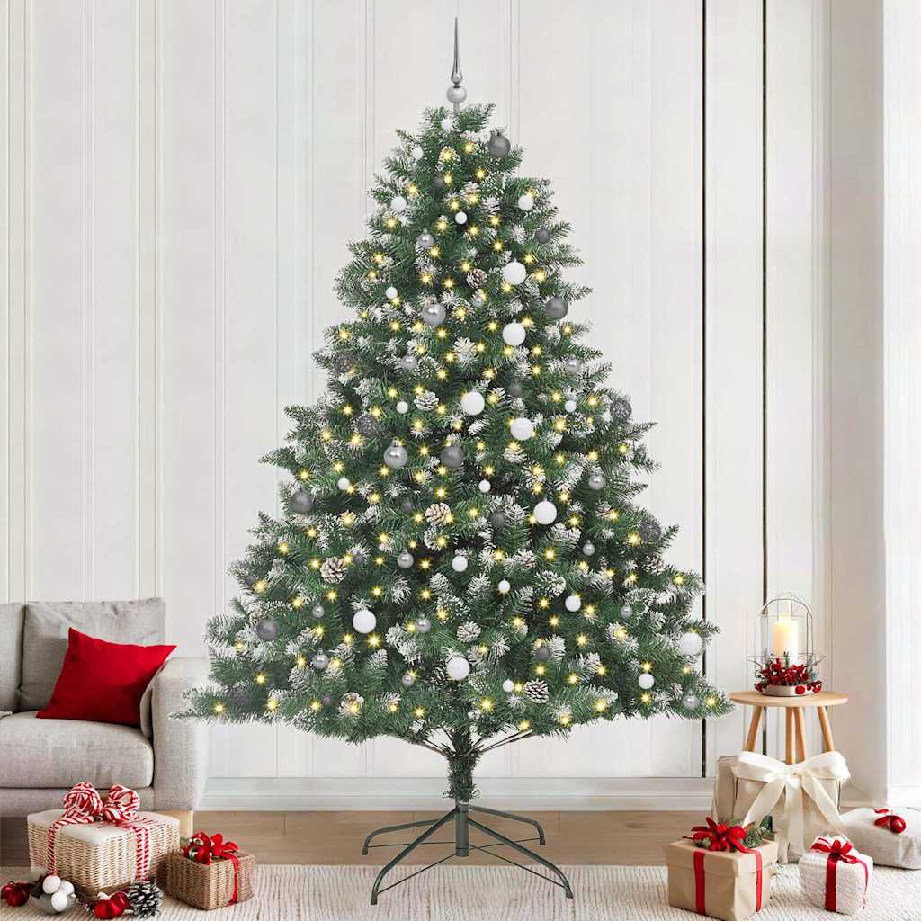 vidaXL Artificial Christmas Tree Green 240 cm 1