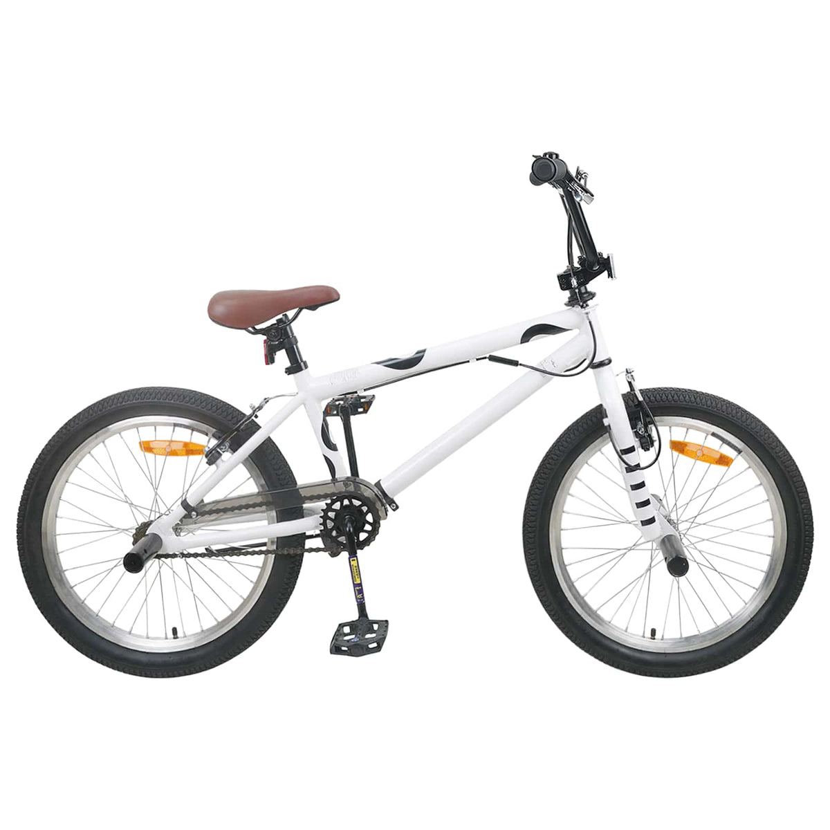 vidaXL BMX Bike 20 Inches for over 9 Years Old White 1