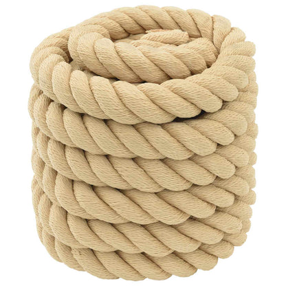 vidaXL Boat Rope 50 mm 25 m Natural polypropylene 1