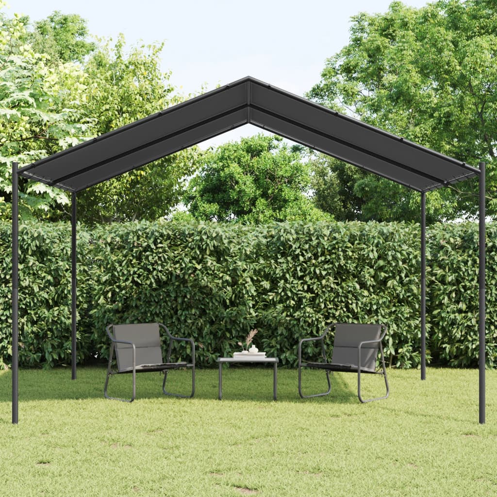 vidaXL Canopy Tent Anthracite 4x4 m Steel and Fabric 1