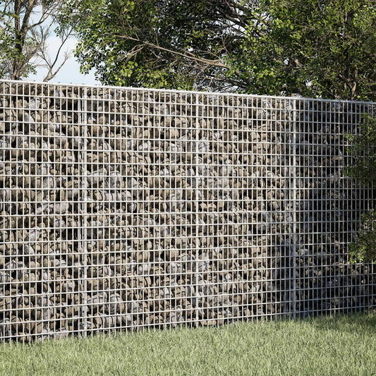 vidaXL Gabion with 5 mm Wire and 5x2.5 cm Mesh 150x100x100 cm 1