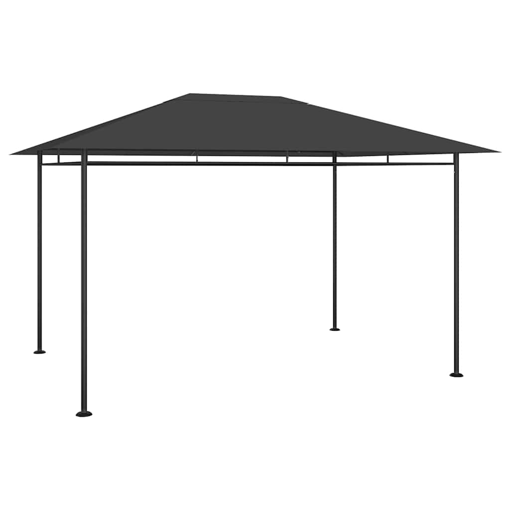 vidaXL Gazebo 384x281x270 cm Anthracite 180 g/m² 1