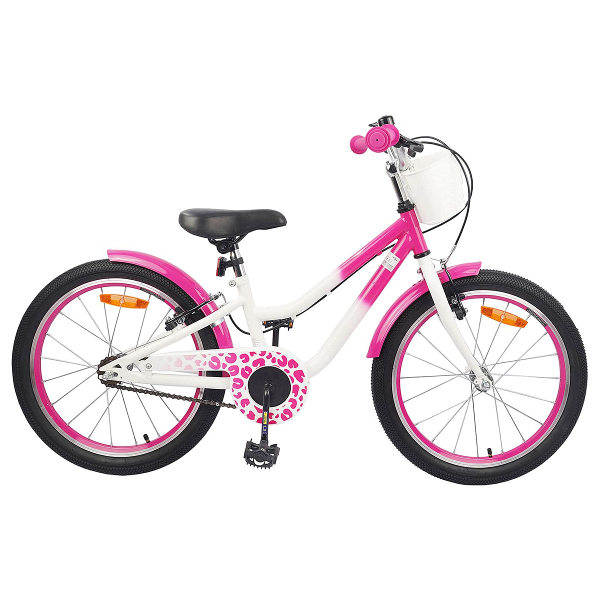 vidaXL Kids Bike 18 Inches for 5-7 Years Old Pink 1