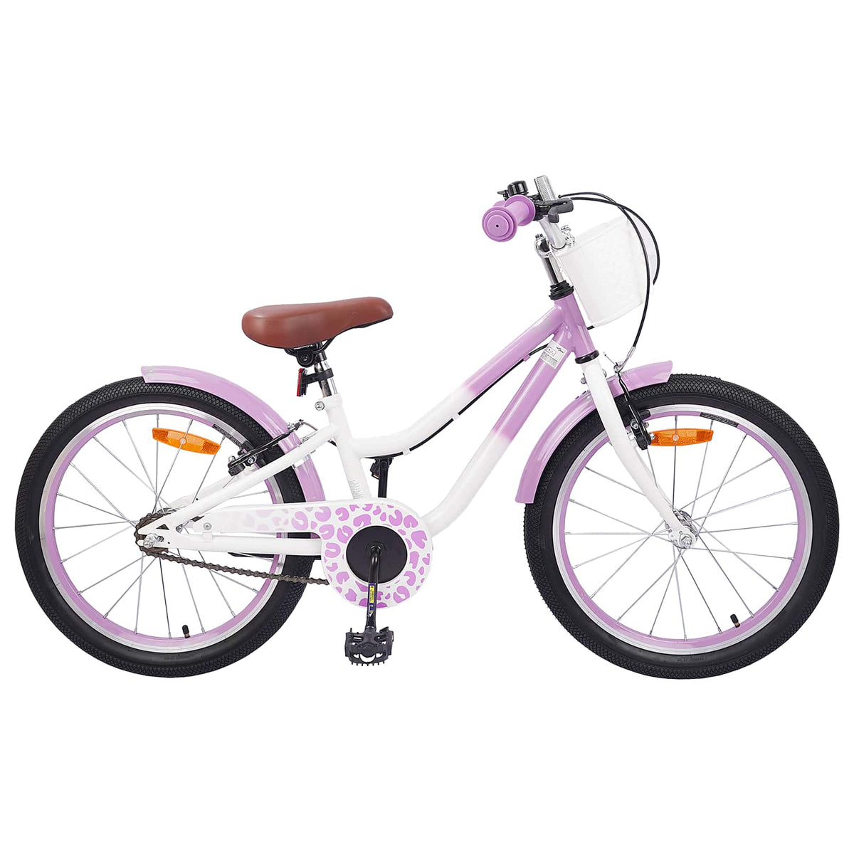 vidaXL Kids Bike 18 Inches for 5-7 Years Old Purple 1