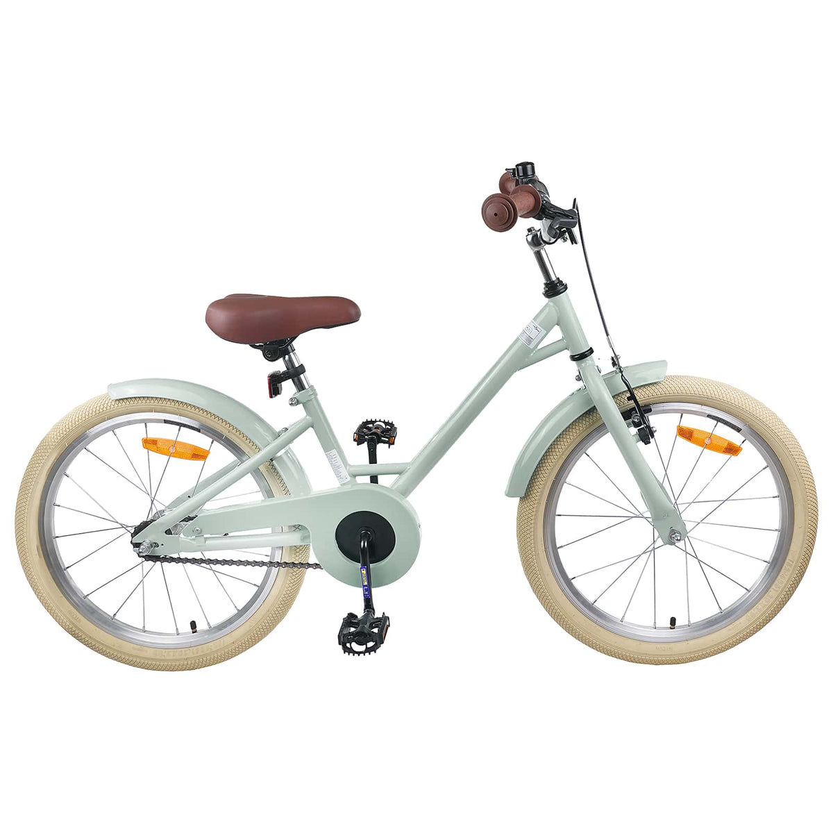 vidaXL Kids Bike 20 Inches for 6-11 Years Old Light Green 1
