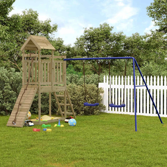 vidaXL Outdoor Playset Impregnated Wood Pine 1