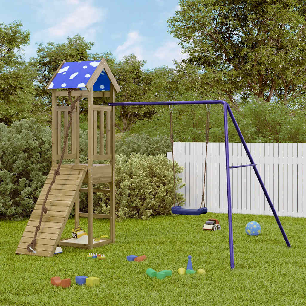 vidaXL Outdoor Playset Impregnated Wood Pine 1
