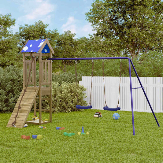 vidaXL Outdoor Playset Impregnated Wood Pine 1