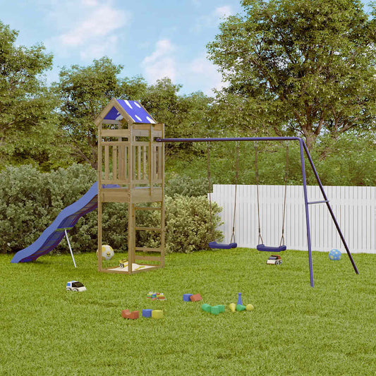 vidaXL Outdoor Playset Impregnated Wood Pine 1