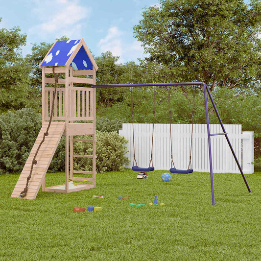 vidaXL Outdoor Playset Solid Wood Pine 1