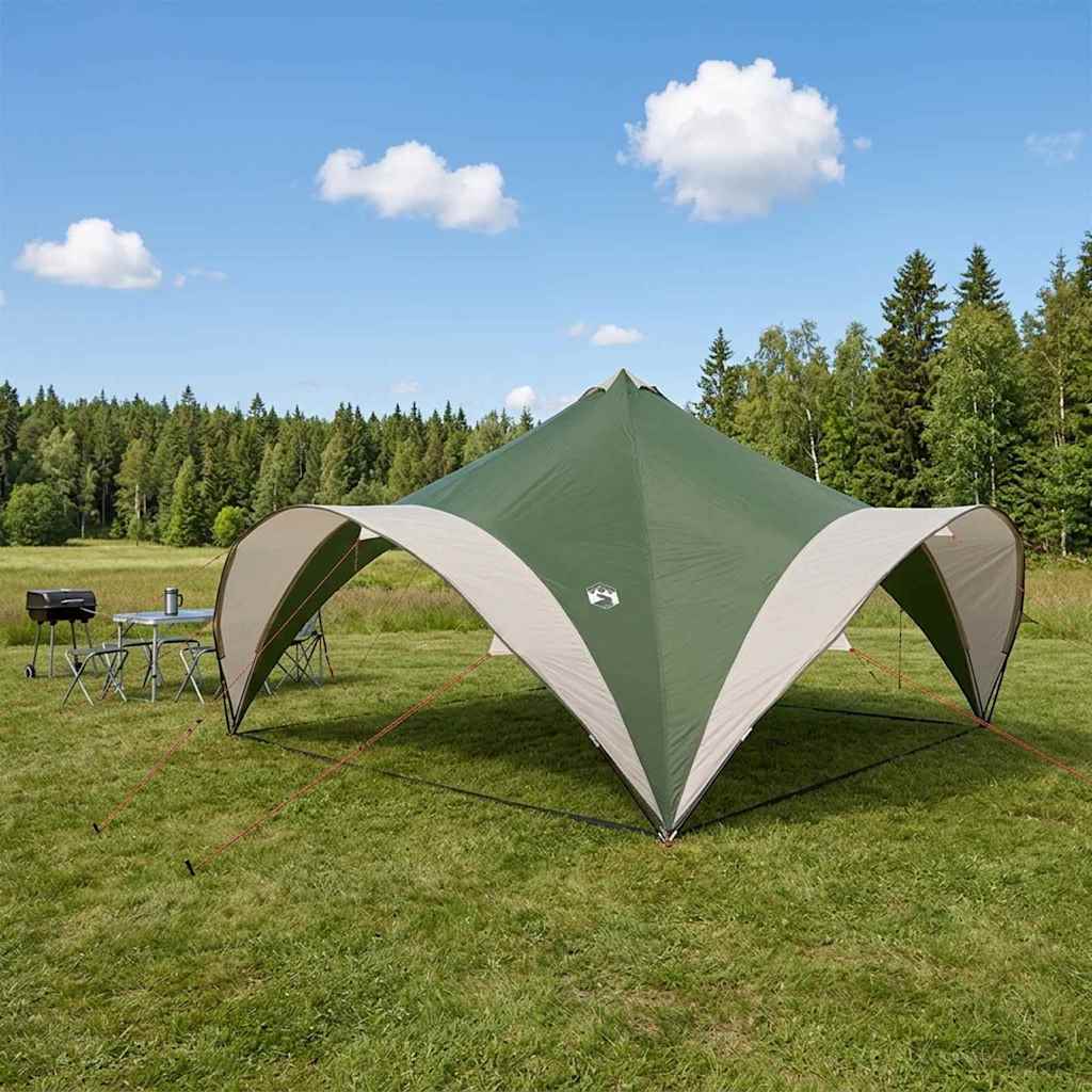 vidaXL Party Tent Green 500 x 500 x 352 cm Polyester and Steel 1