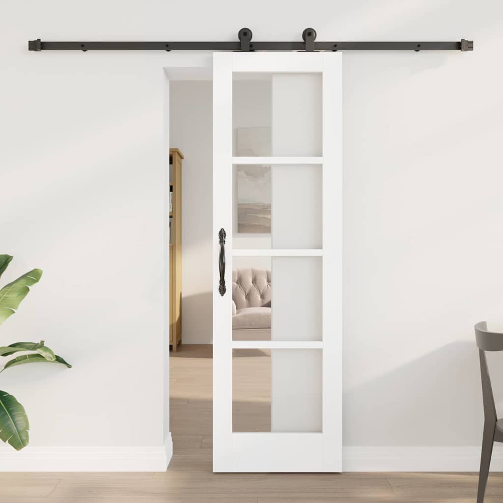 vidaXL Sliding Door ORKDAL White 61 x 198.5 cm 1