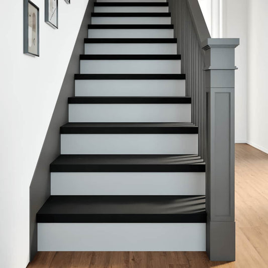 vidaXL Stair Treads 8 pcs Dark Brown 80x30x2 cm Solid Wood Oak 1