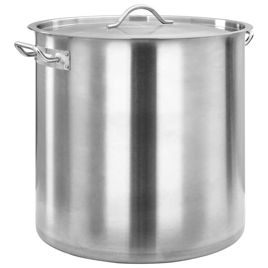 vidaXL Stock Pot 98 L 50x50 cm Stainless Steel 1