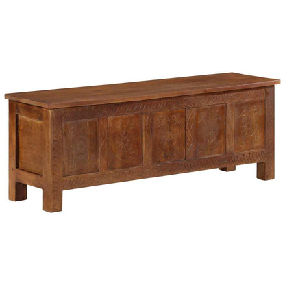 328310 vidaXL Storage Box 110x30x40 cm Solid Mango Wood 1