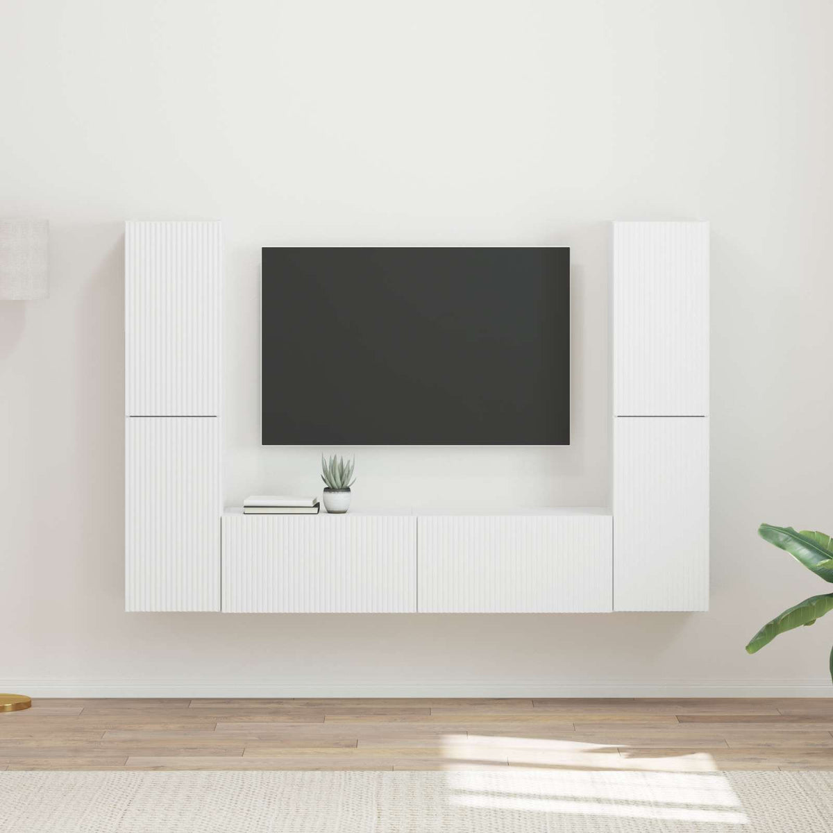 vidaXL TV Cabinet Set 6 pcs 31 x 30 x 60 cm White 1