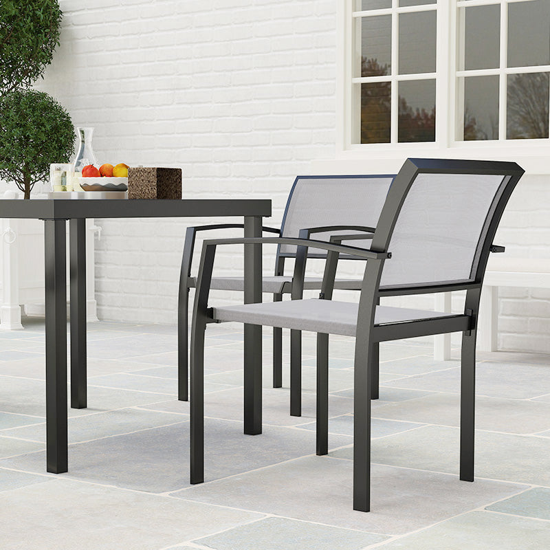 Outsunny Five-Piece Outdoor Garden Dining Set - Grey