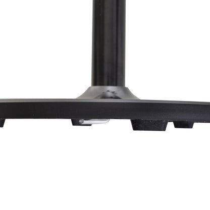 HOMCOM 18" Pedestal Fan, Oscillating Standing Fan with Remote Control, Floor Fan with Adjustable Height, 3 Speed, 7.5-Hour Timer, Black