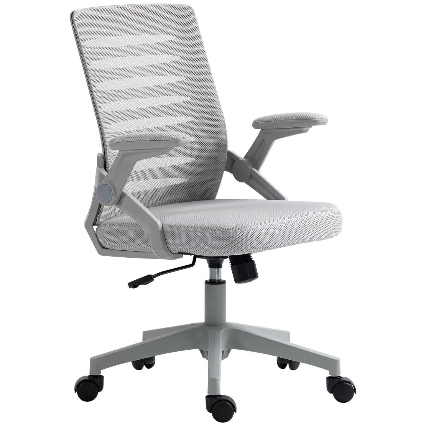 Vinsetto Mesh Office Chair, Swivel Task Computer Chair for Home with Lumbar Support