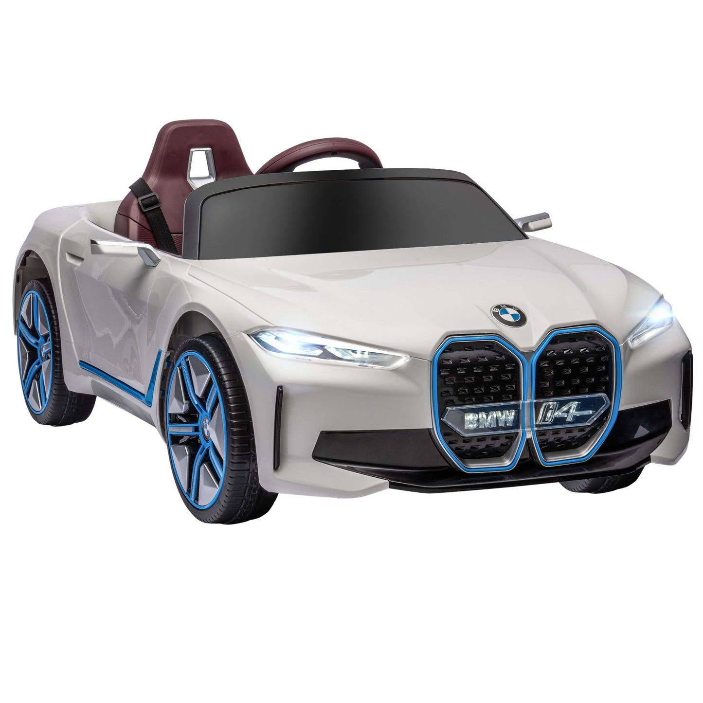 سيارة كهربائية للأطفال مرخصة من HOMCOM BMW i4 بقوة 12 فولت
