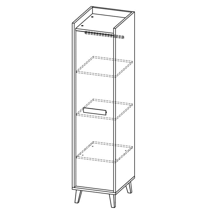 Werso W2 Tall Cabinet 47cm