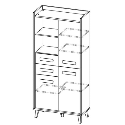 Werso W3 Tall Cabinet 90cm