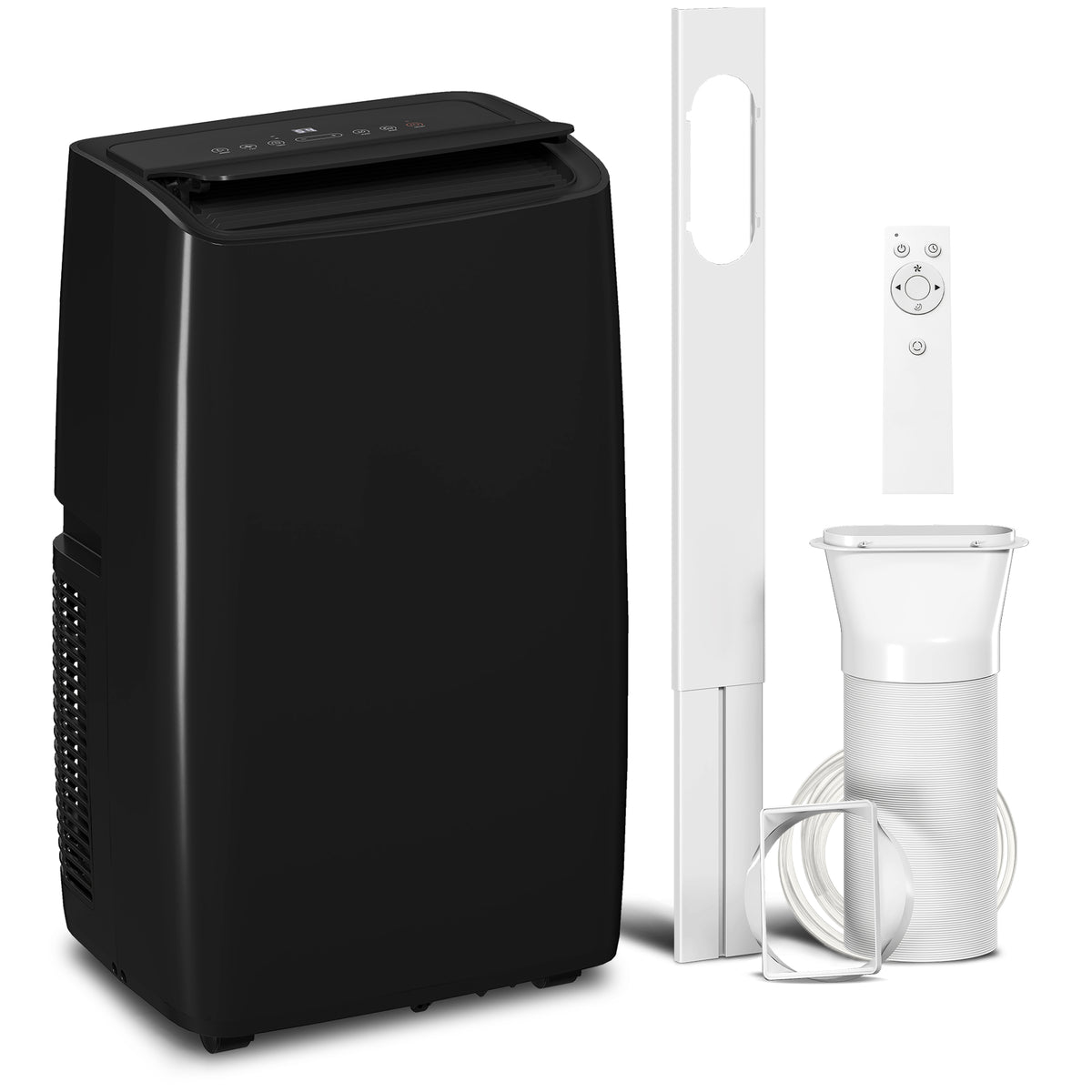 HOMCOM Portable Air Conditioner 14000 BTU, 4-in-1 Air Conditioning Unit, Dehumidifier, Cooling, Fan, Child Lock, 40m²