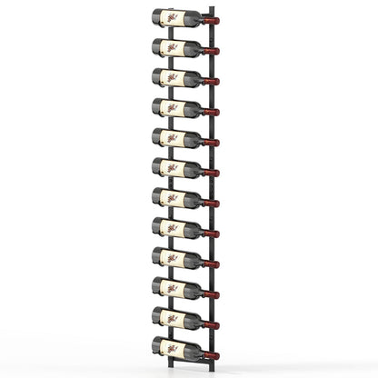 Wall Mounted Metal Wine Rack Organizer for Liquor and Champagne-L