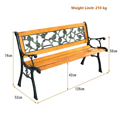 Weather Proof Outdoor Furniture with Wood Frame for Backyard Porch Patio