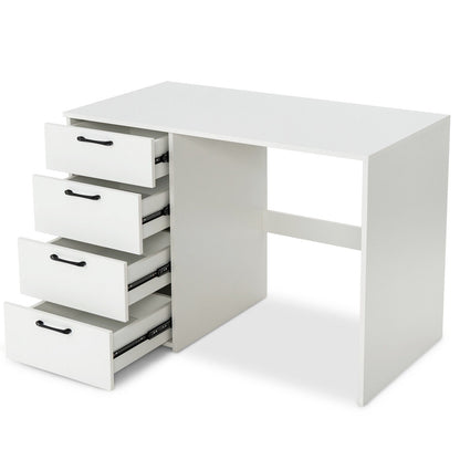 Home Office Writing Desk with File Storage Cabinet