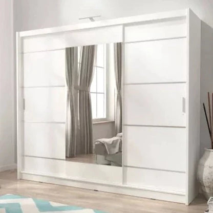 Twiki 250 Alu Wardrobe 250cm - White Matt