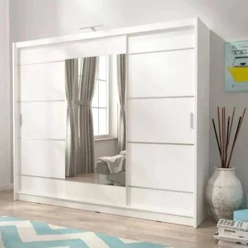 Twiki 250 Alu Wardrobe 250cm - White Matt