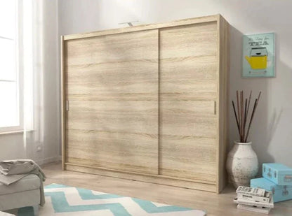 Twiki I 250 Wardrobe 250cm - Oak Sonoma