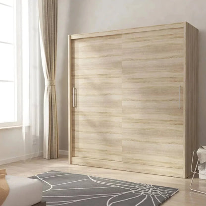 Twiki Sliding Door Wardrobe 200cm - Oak Sonoma