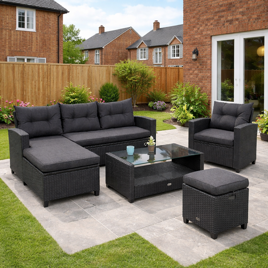 Willowdale Garden Furniture Set Grey