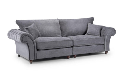 Windor Fabric 3 Seater Sofa - Grey